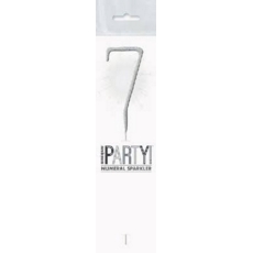 SPARKLER,Numeral 7 H/pk 7in