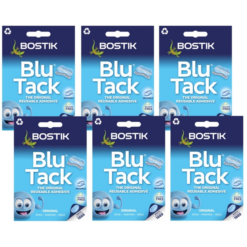 BLU TACK, Handy Original 50gm (Multi Pack Price,6x12pc)
