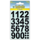 LABELS,Black Vinyl Numbers 24mm