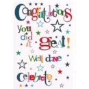 CONGRATULATIONS CARD, 6's Wordplay