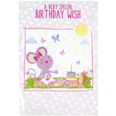 GREETING CARDS,Open 12's Female Juvenile (Was 0.79)
