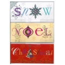 ACETATE BOX,Snow/Noel/Xmas 15's (Was £1.99)