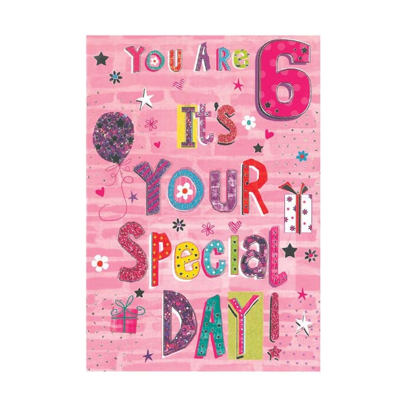 AGE 6 CARDS,Female 6