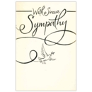 GREETING CARDS,Sympathy 6's Dove & Text