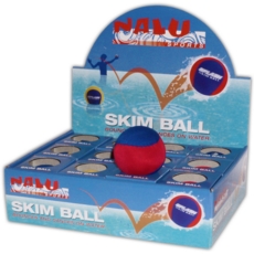 SKIM BALL,Bounces & Dances on Water 55mm  Asst.Cols  Bxd CDU