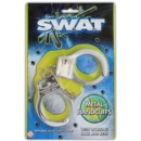 HANDCUFFS,Metal 'Swat' 2 keys I/cd