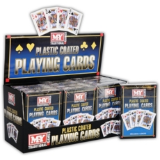 PLAYING CARDS,Plastic Coated, M-Y Games CDU