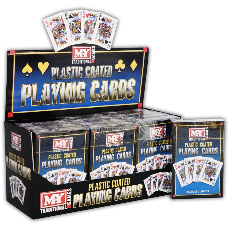 PLAYING CARDS,Plastic Coated, M-Y Games CDU