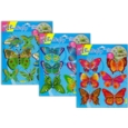 STICKERS,3D Butterfly Room Dec Lge I/cd
