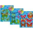 STICKERS,3D Butterfly Room Dec Lge I/cd (was 1.49)