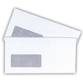 WHITE ENVELOPES,Window Self Seal DL 1000