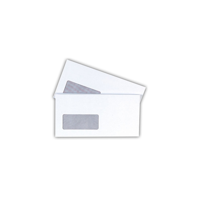 WHITE ENVELOPES,Window Self Seal DL 1000