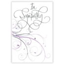 GREETING CARDS,Sympathy 6's Text