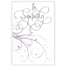 SYMPATHY CARDS, 6's Text