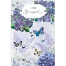 SYMPATHY CARDS, 6's Floral