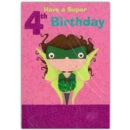 GREETING CARDS,Age 4 Female 12's Superheroes