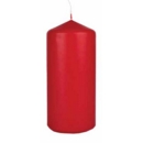 CANDLE,Pillar Red 15 x 7cm 62 Hour BurnTme