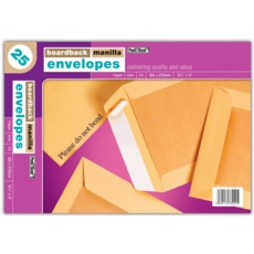 BOARD-BACKED ENVELOPES, 12.7.7x9 (C4)