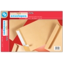 MANILLA ENVELOPES,15x10in 381x 254mm 25's