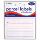 LABEL,Parcel 70x105mm S/Adh 12's H/pk