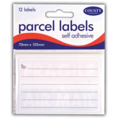 LABEL,Parcel 70x105mm S/Adh 12's H/pk