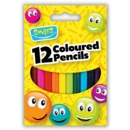 SMILES,Coloured Pencils 12xHL H/pk