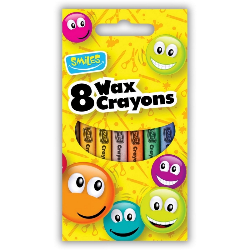 SMILES,Crayons Wax 8
