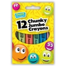 SMILES,Crayons Wax Jumbo 12's H/pk