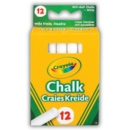 CHALK,Anti Dust White 12's (Crayola)