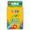 CHALK,Anti Dust Asst.Cols 12's (Crayola)