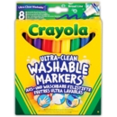 MARKERS,Broad Washable  8's