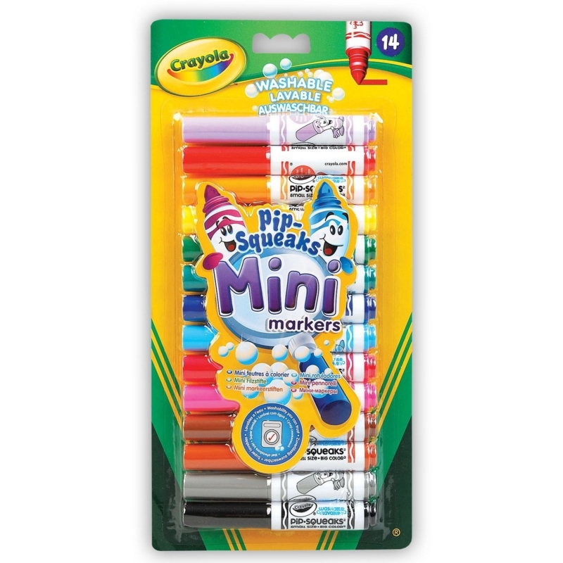 Crayola Pip Squeak Washable Coloring Markers 8/pk