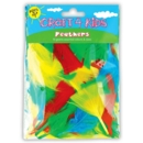 KIDS CRAFT,Feathers Asst.Cols H/pk