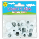 KIDS CRAFT,Wiggly Googly Eyes Asst Sizes H/pk           CK04