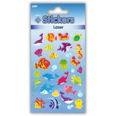 STICKERS,Laser Marine Life