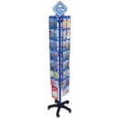 STICKERS & LABELS SPINNER STAND,Inc Stock 62 Prongs