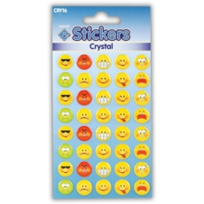 STICKERS,Crystal, Emoji Faces