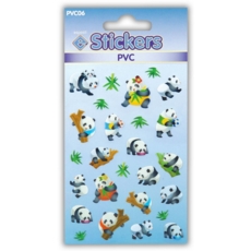 STICKERS,PVC Pandas