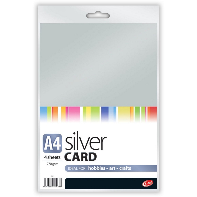 CARD,A4 Silver 4