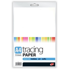 TRACING PAPER,A4 10's H/pk CB207