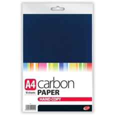 CARBON PAPER,A4 Black 10's H/pk
