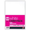 CARD,A4 White 50's 220g (Club)