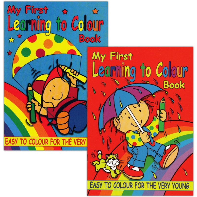 COLOURING BOOK,My First Learning To Colour 2 Asst.