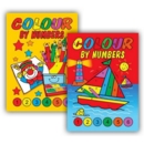 COLOURING BOOK,Colour By Numbers 4 Asst.