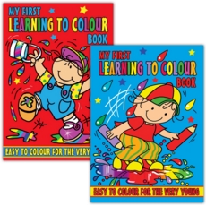 COLOURING BOOK,My First Learning to Colour 4 Asst.
