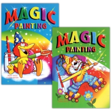 MAGIC PAINTING BOOK,4 Asst.