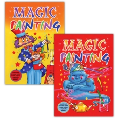 MAGIC PAINTING BOOK,4 Asst.