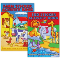 ACTIVITY/STICKER BOOK,Animals