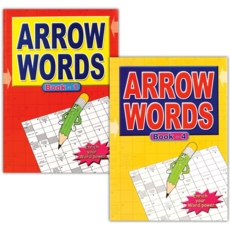 ACTIVITY BOOK,Arrow Words Large Print 4 Asst.