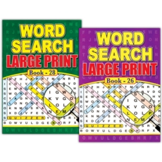 ACTIVITY BOOK,Word Search A4 Large Print